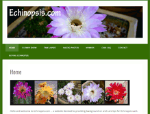 Tablet Screenshot of echinopsis.com